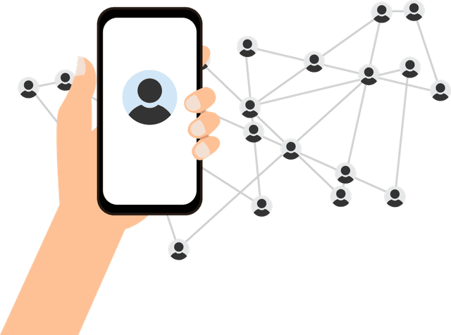 Phone in hand displaying a local search result